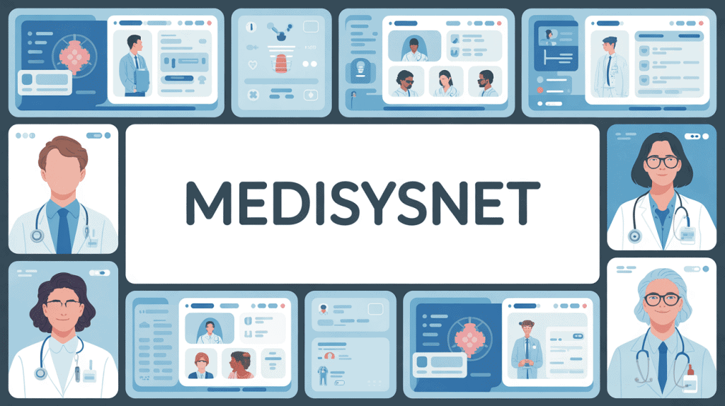 Interface Medisysnet plateforme healthcare digital