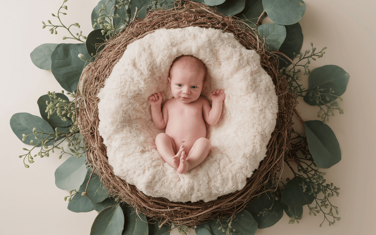 naissance et reproduction du bébé hérisson dans nid de mousse