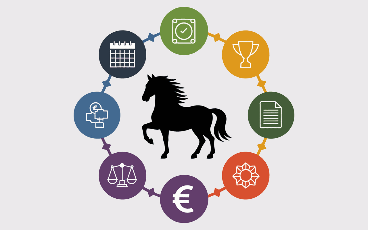 silhouette cheval facteurs prix age performance