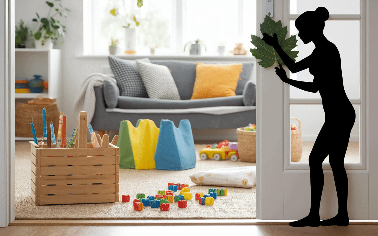 Intérieur accueillant pour golden chiot