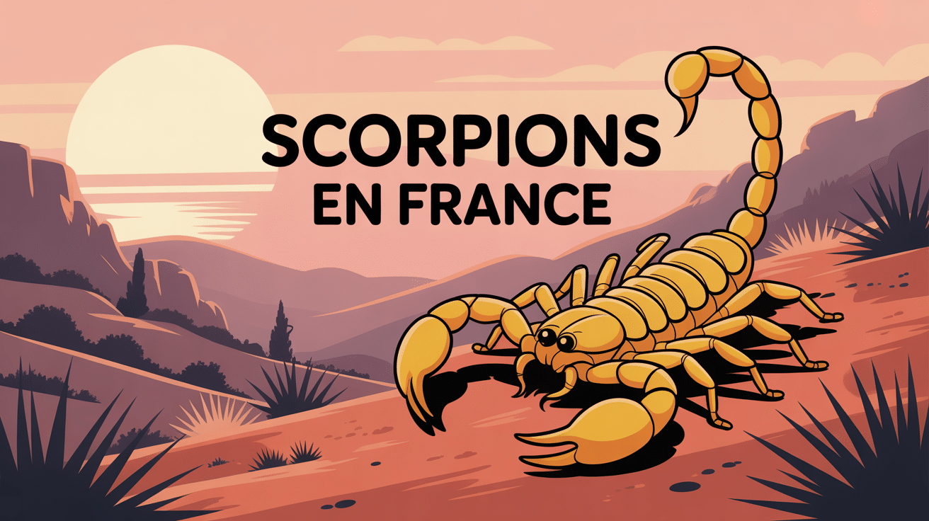 illustration scorpion france paysage