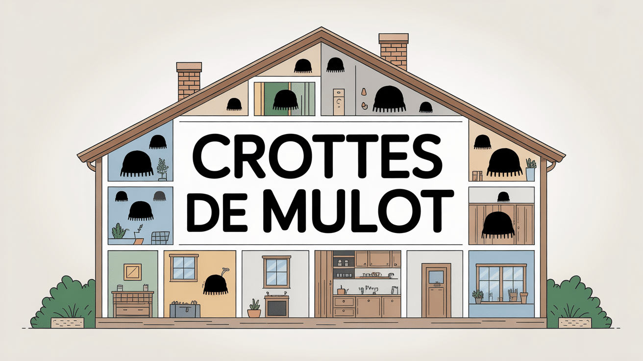 Visuel crottes de mulot dans la maison
