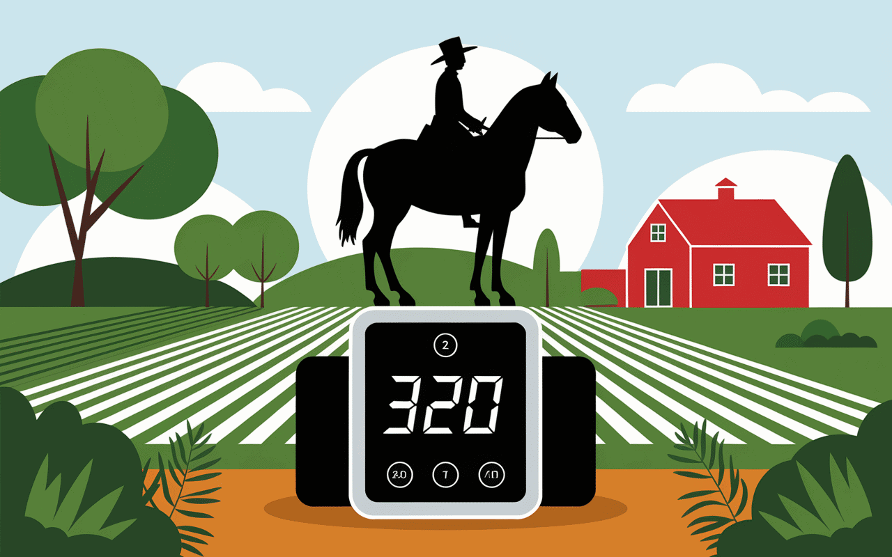 Balance agricole affichage poids d'une vachette