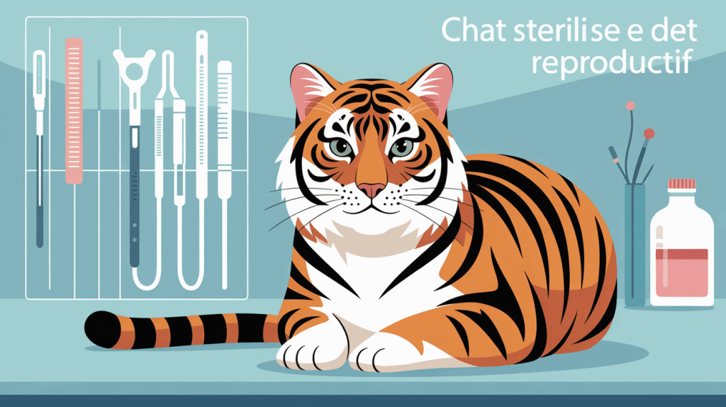un chat stérilisé peut il avoir des rapports illustration vétérinaire