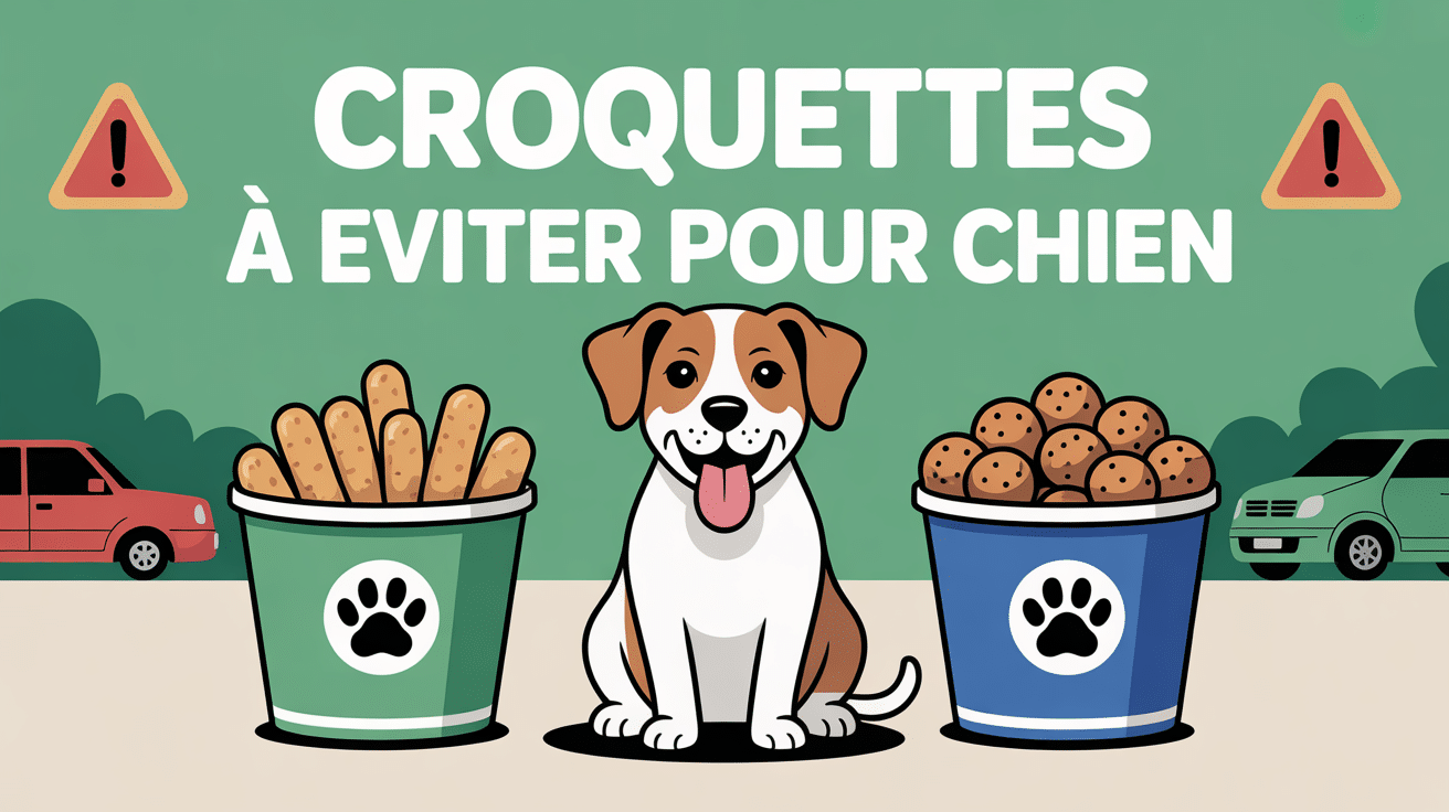 Croquette chien à éviter bol coloré vs naturel alerte