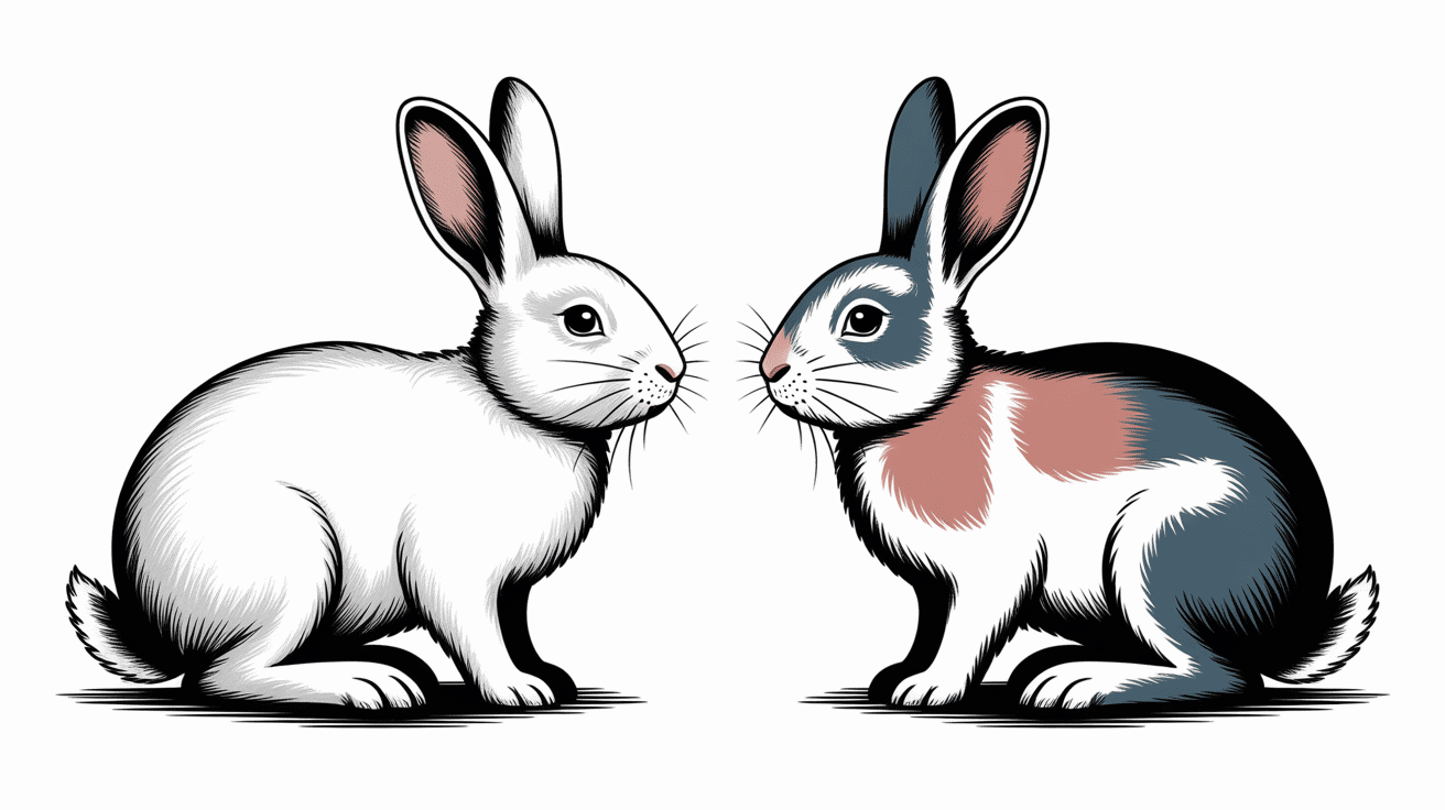 mon lapin perd ses poils comparaison sain plaques rouges
