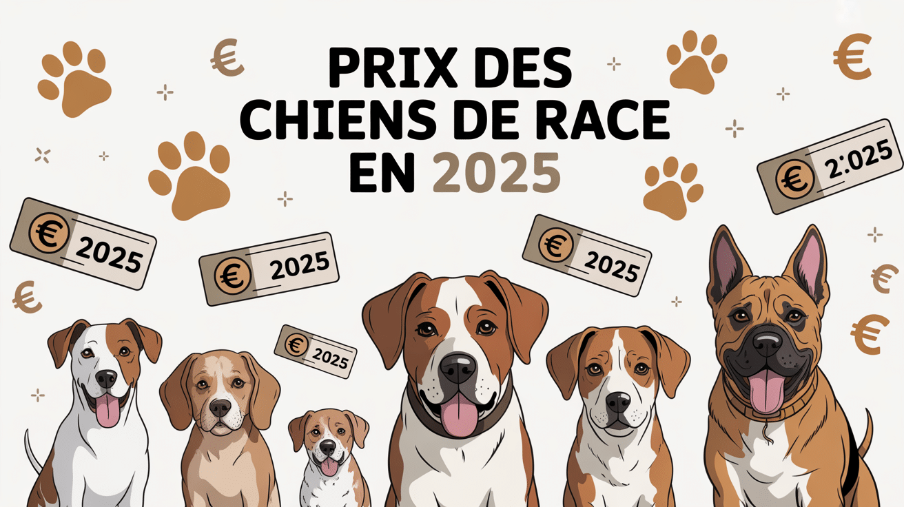 prix des chiens par race différentes races chiens et étiquettes euros