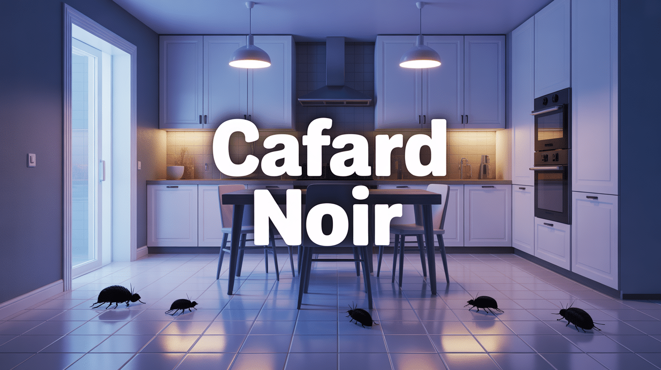 Illustration cafard noir guide complet maison
