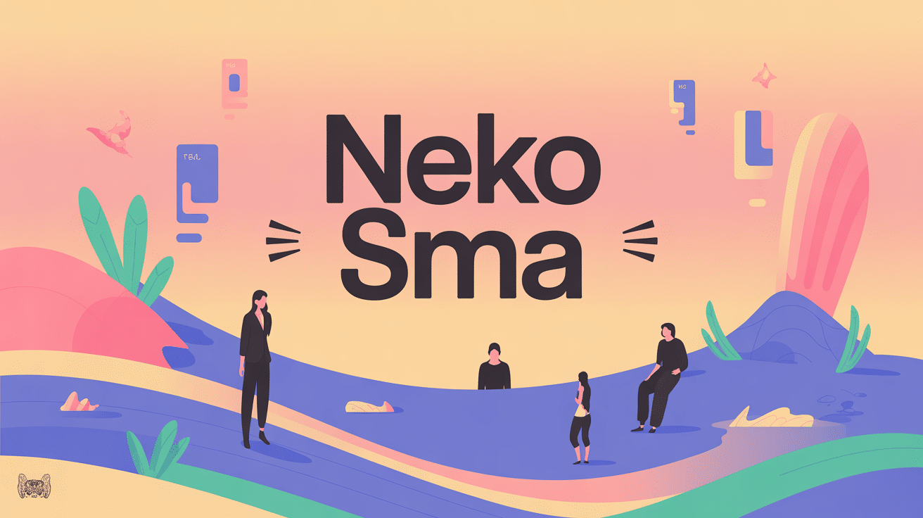 Illustration de neko sma sur Solana, volatilité et communauté