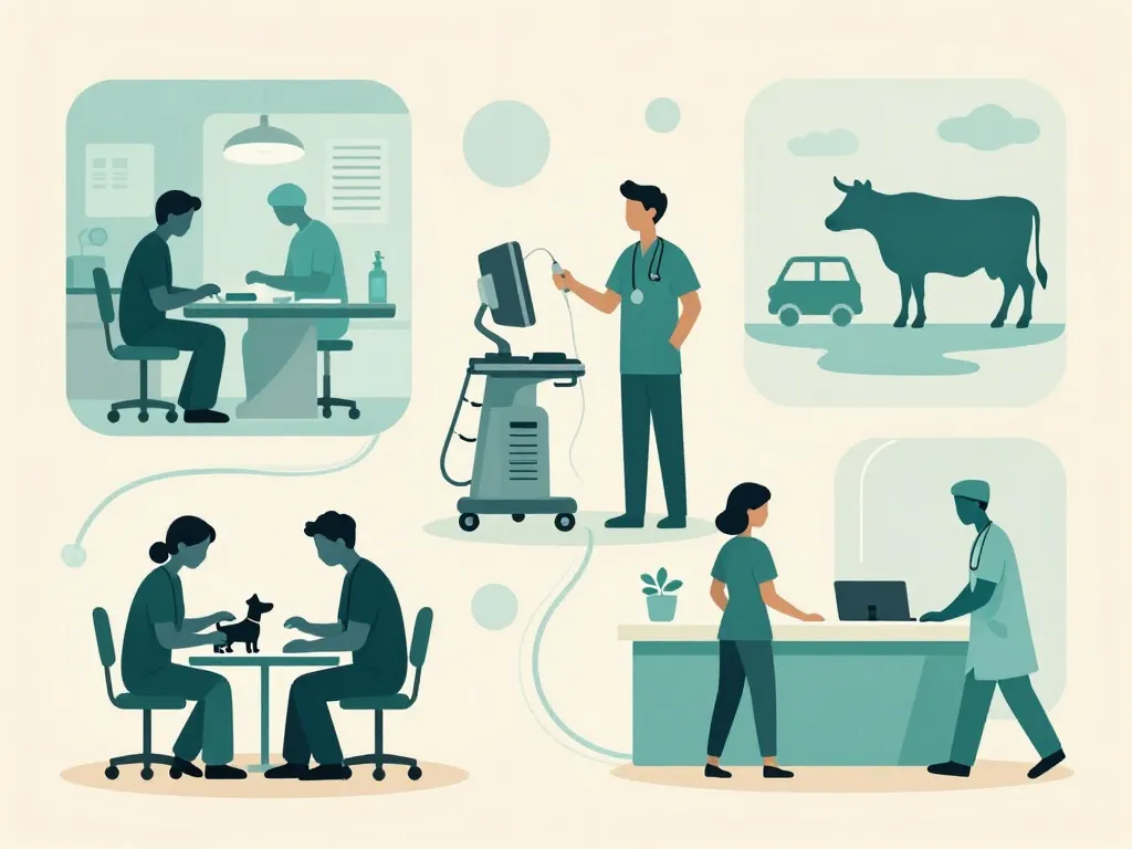 scène vetipol équipe pluridisciplinaire accueil imagerie chirurgie rural