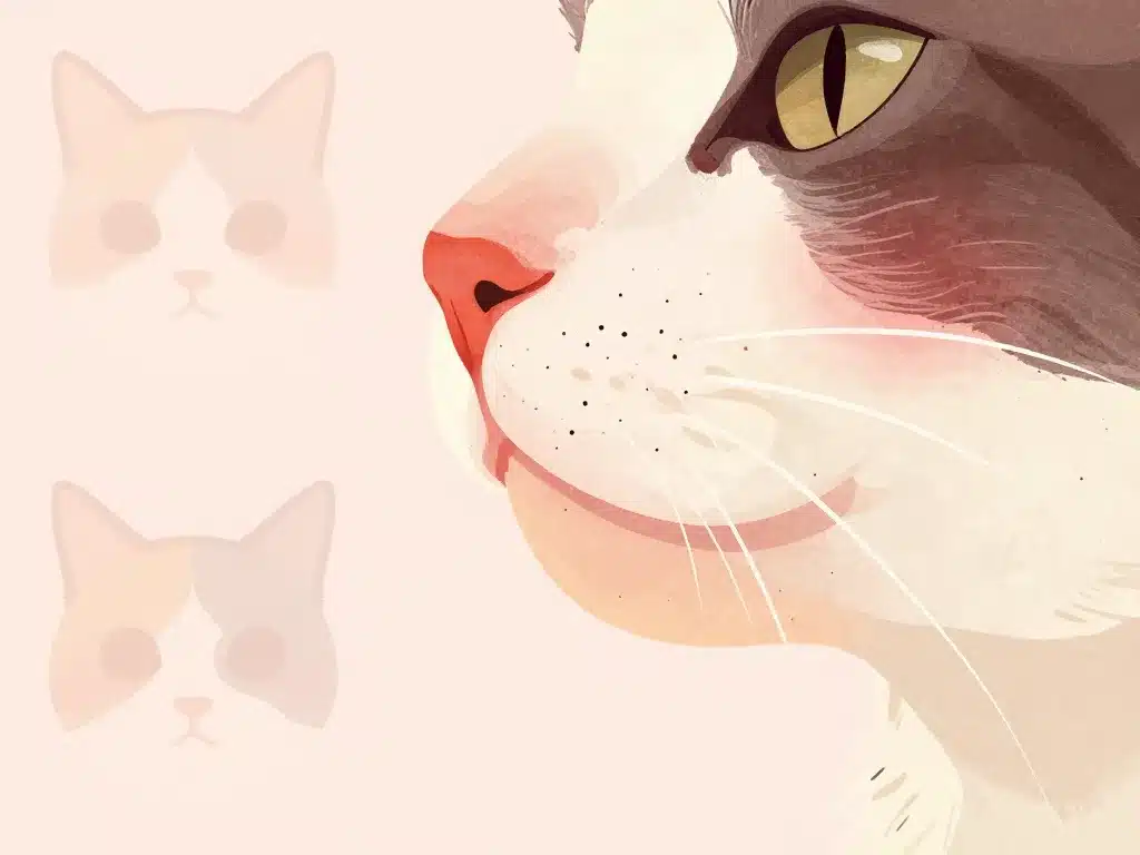 symptômes acné du chat menton rougeurs