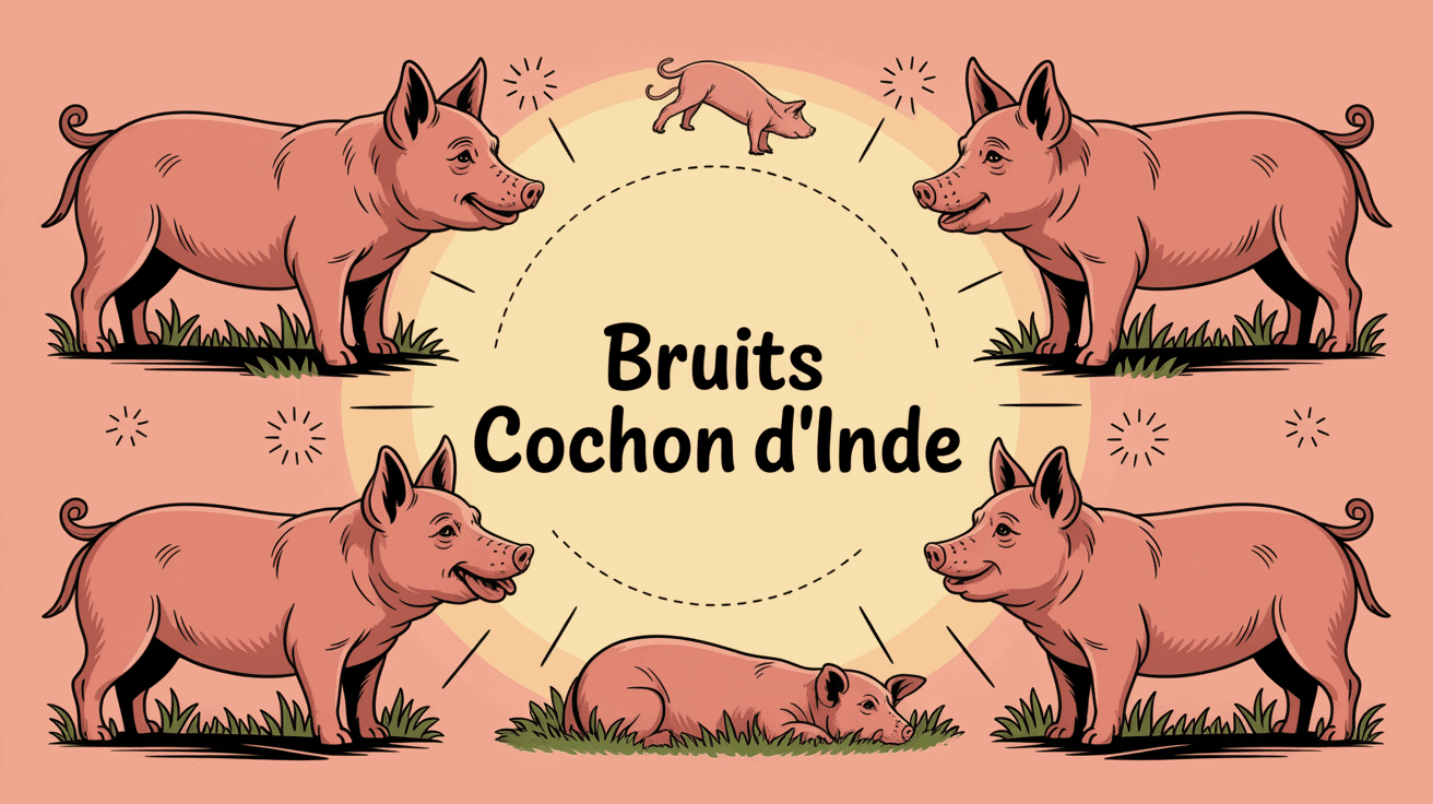 bruit cochons d'inde en posture vocale