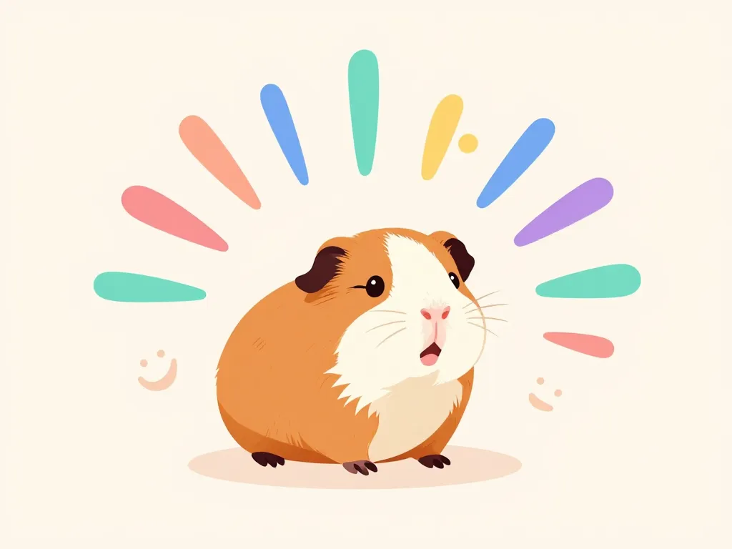 bruit cochons d'inde différents sons explication