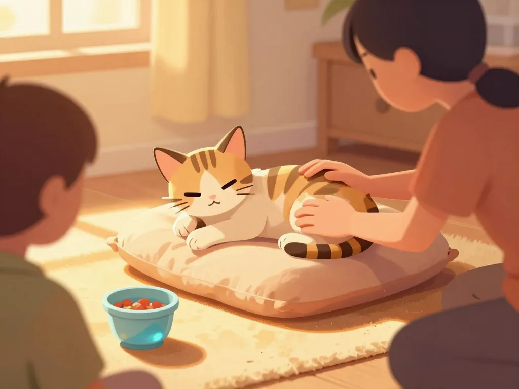 chat maigre soutien reprise poids environnement