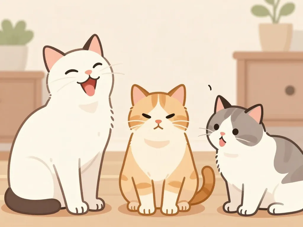 chat qui tire la langue comportements différents