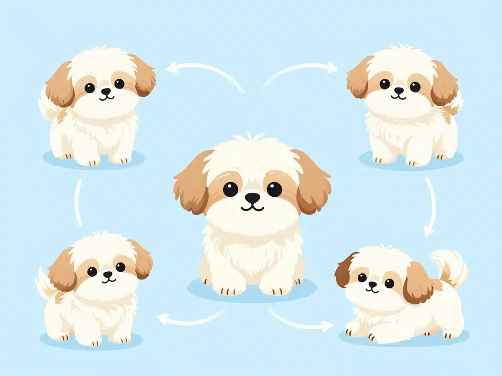 entretien santé chiot shih tzu diagramme