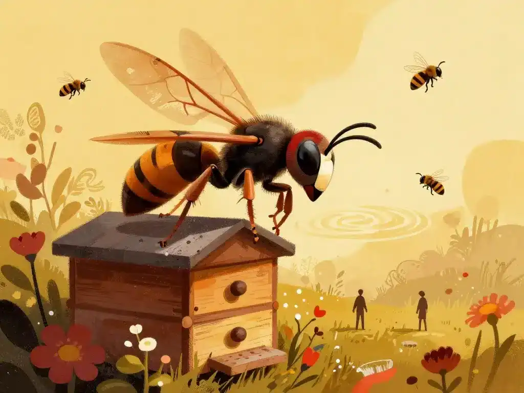 Dangers frelon geant europe sante biodiversite