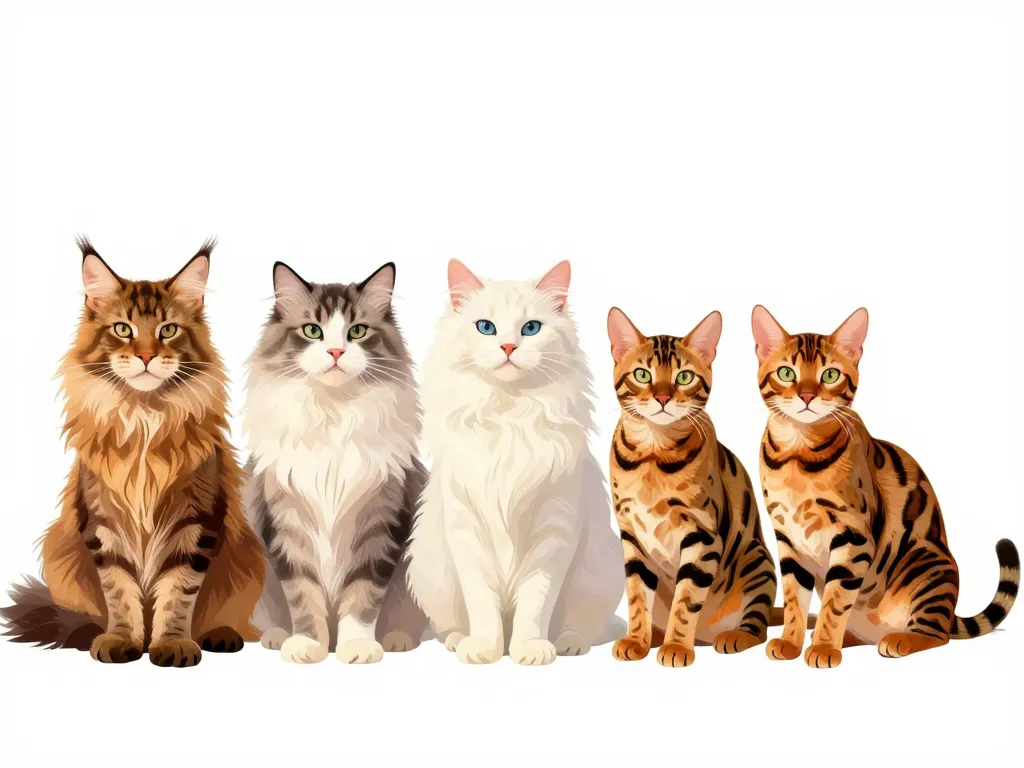 Panorama de races de grand chat domestiques