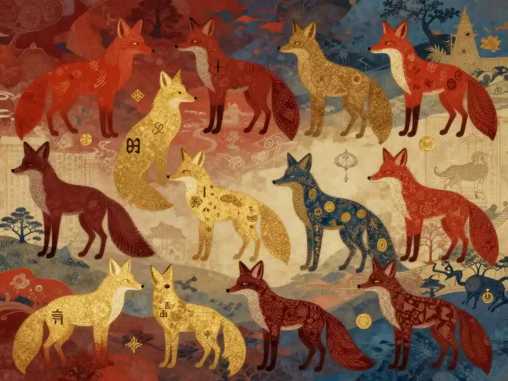 Nom renard symbolique cultures et mythologies