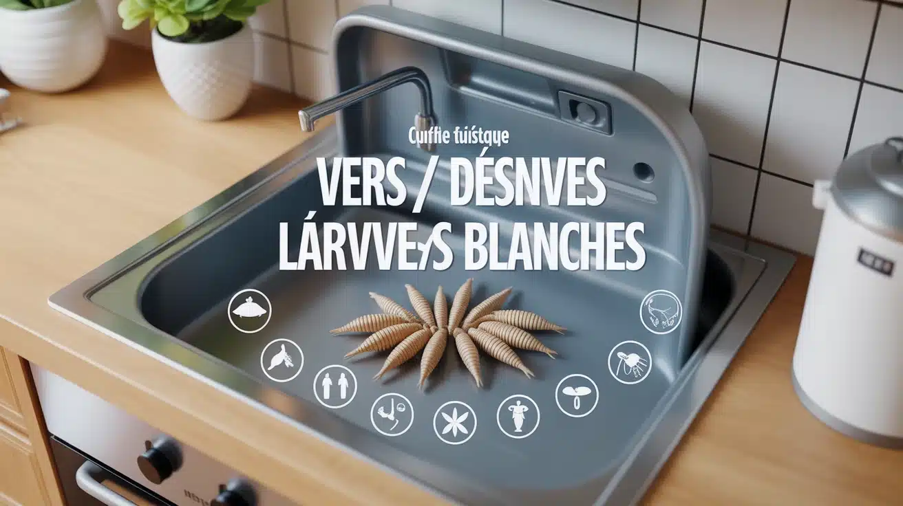 Asticot blanc dans la maison, prévention et identification