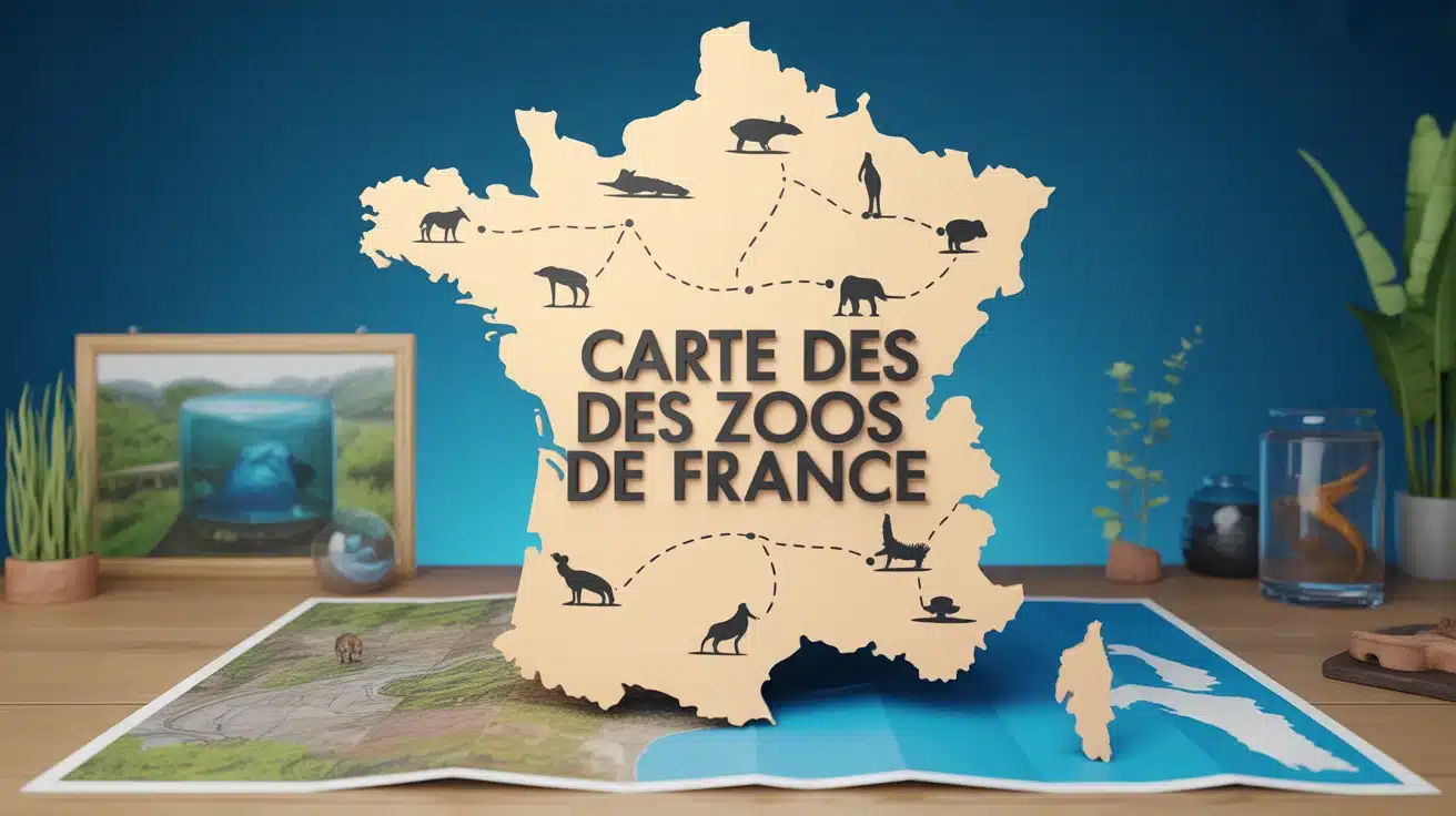 carte des zoos de France, carte interactive des parcs animaliers