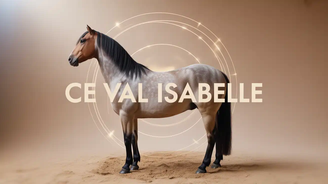 Cheval isabelle : robe isabelle et génétique