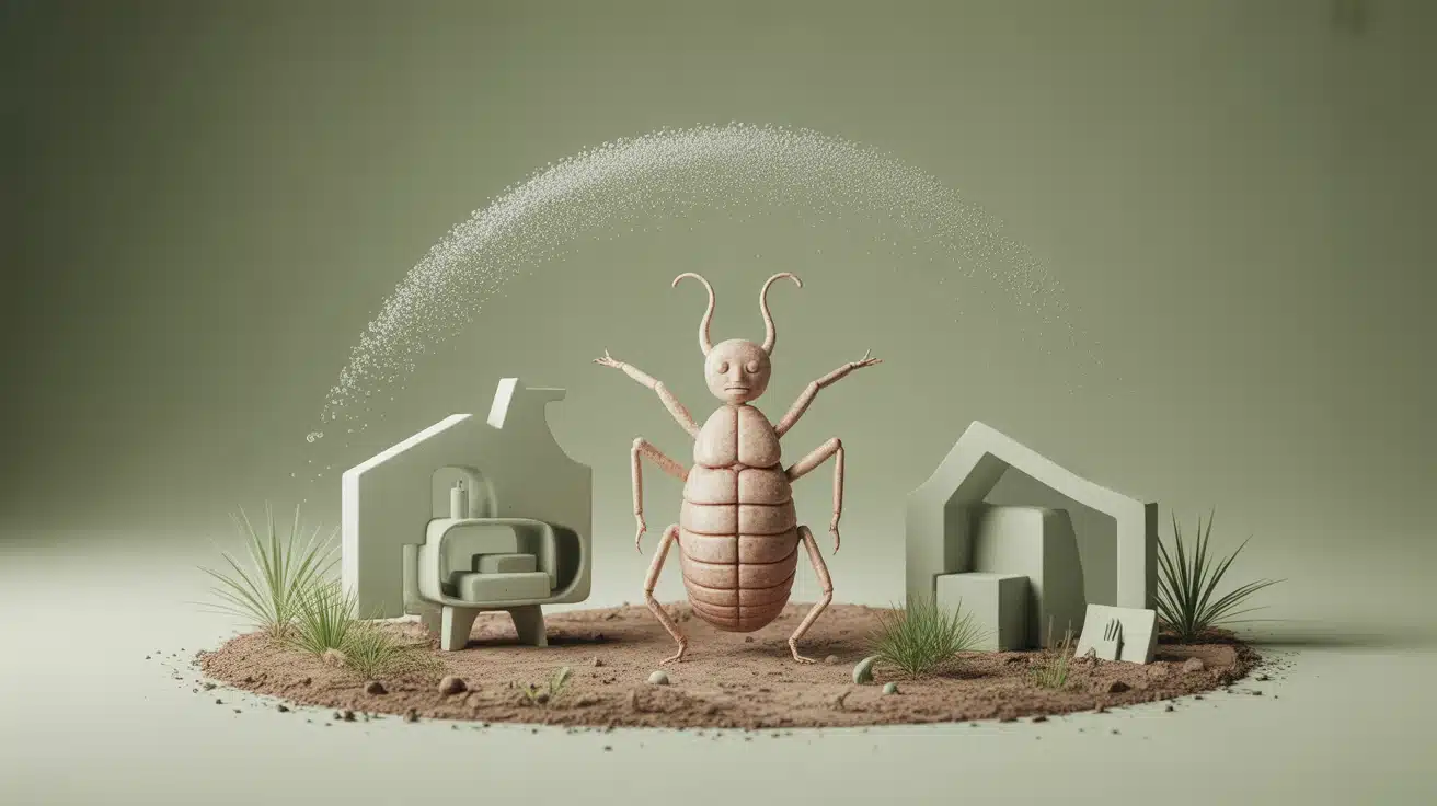 Collembole indicateur d’humidité intérieure