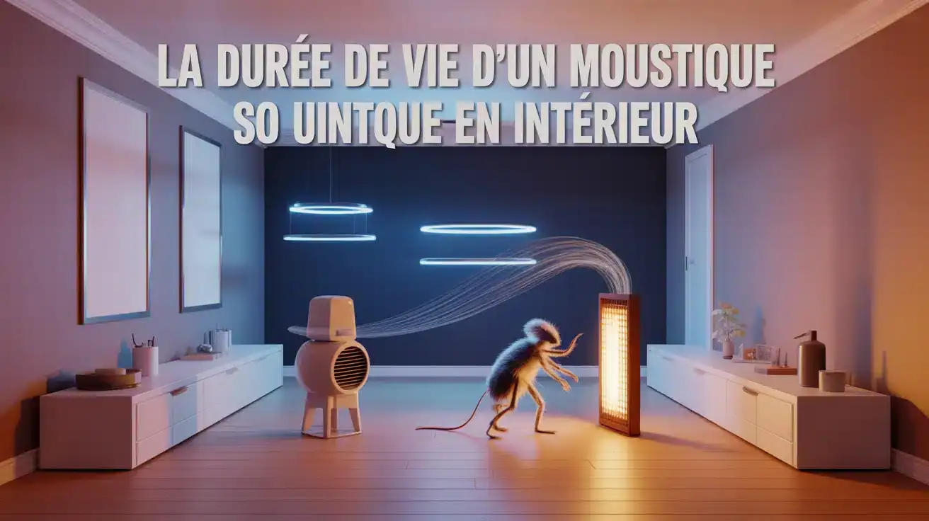 Durée de vie d’un moustique en intérieur dans une chambre nocturne