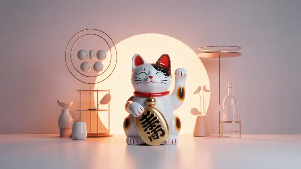 Maneki Neko, chat porte-bonheur japonais