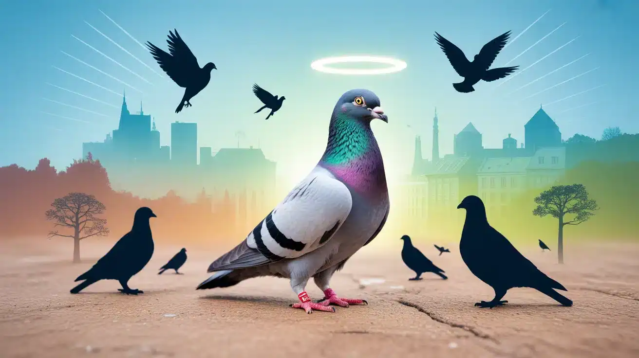 Pigeon illustré pour identifier biset et ramier.
