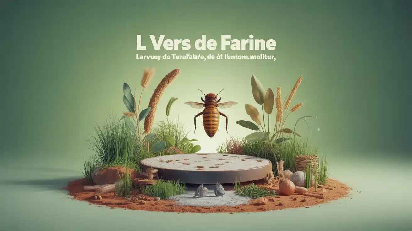 Vers de farine pour alimentation animale durable