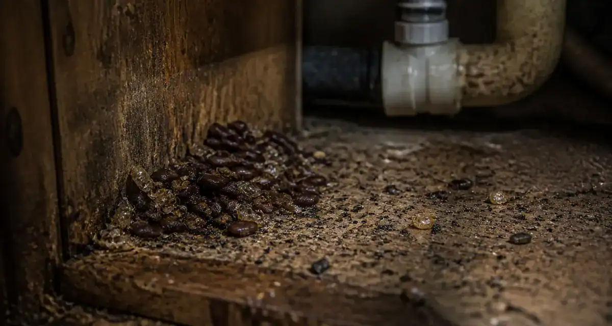 À quoi ressemble un nid de cafard : ootèques, mues et traces sous évier