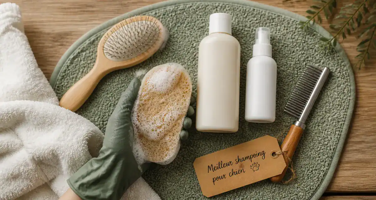 Meilleur shampoing chien : peau et pelage protégés