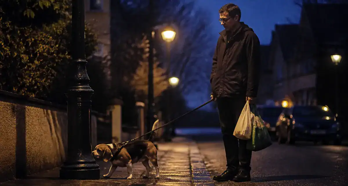 sortir son chien 1 fois par jour le soir