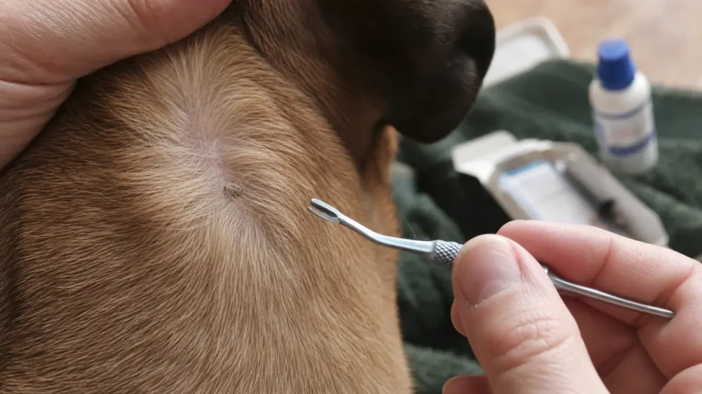 Tique blanche chez le chien : couleur claire, risque réel et retrait sans erreur