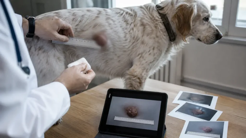 Photo de tumeur chez le chien : ce que l’image montre, ce qu’elle cache et quand consulter