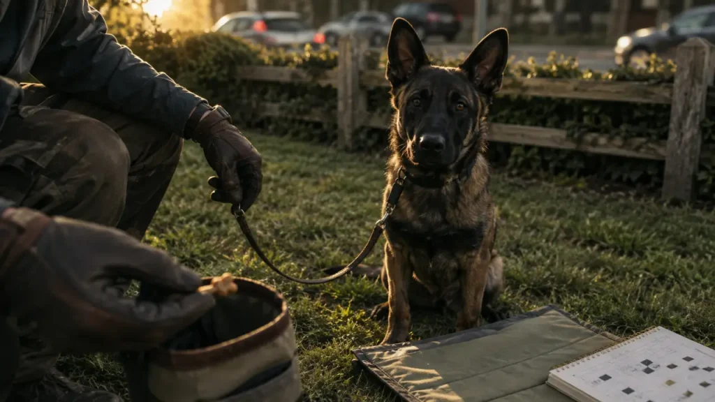 Dressage du Malinois : commencer dès 8 semaines et poser des bases fiables