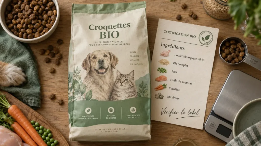Croquette chien bio : le label ne suffit pas, vérifiez la recette et les besoins de votre animal